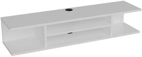 TV staliukas Kalune Design Pivot, balta sp., 29.5 cm x 120 cm x 23 cm