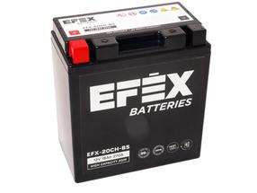 Motocikla akumulators EFEX EFX-20CH YTX20CH, 12 V, 18 Ah, 300 A