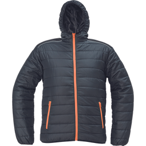 Darba jaka vīriešu Cerva Max Vivo Light, melna krās./oranža krās., 3XL izmērs