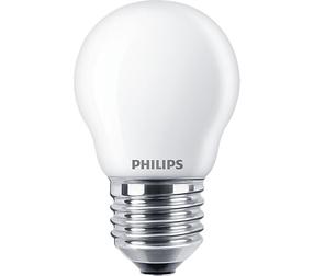 Lemputė Philips LED, P45, 2700 °K, E27, 6.5 W, 806 lm