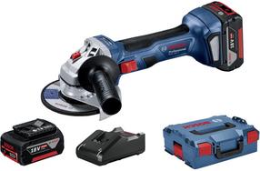 Bezvadu leņķa slīpmašīna Bosch GWS Professional Cordless Angle Grinder Set, 18 V