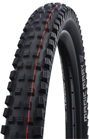 Велосипедная шина Schwalbe Magic Mary Super Gravit 11654382, резина, черный цв./бронзовый цв., 29", 2.4"