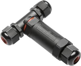 Savienojums GTV Connector for Cables T-shaped 2.5 mm2 IP68 WZL-3, melna krās.