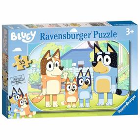 Пазл Ravensburger Bluey Family Time 5224, 21 см x 29 см, 35 шт., многоцветный