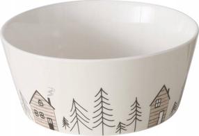 Kalėdinis dubuo Boltze Homewood, pilka sp., 15 cm, 0.500 l