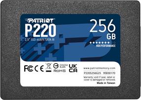 Kietasis diskas (SSD) Patriot P220 P220S256G25, 2.5", 256 GB