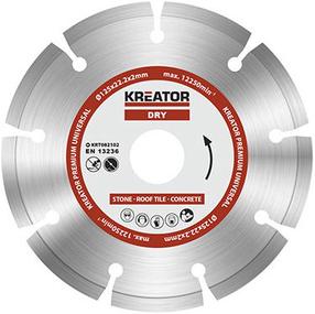 Deimantinis diskas Kreator, 125 mm x 22.23 mm x 2 mm