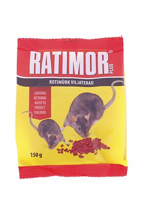 Химическое средство от вредителей RATIMORGRAINBAIT150G, 150 г