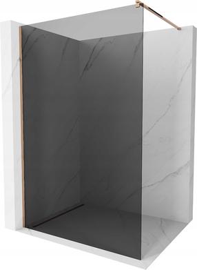 Dušisein Mexen Kioto Walk-In, 110 cm x 200 cm, grafiit v./roosa kuld v./karastatud