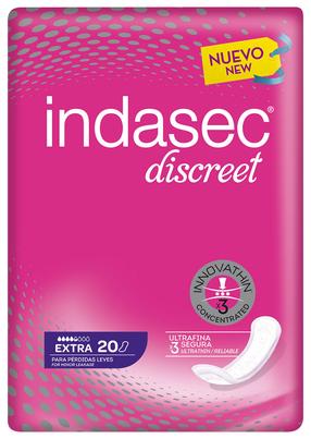 Hügieenisidemed Indasec Discreet, Extra, 20 tk