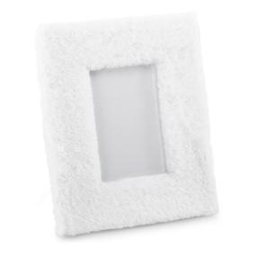 Nuotraukų rėmelis AmeliaHome Fur Cream, 21 cm, kreminė sp.