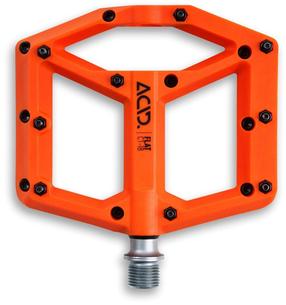 Pedalas Cube Acid Flat C1-IB, plastikas, oranžinė sp., 2 vnt.