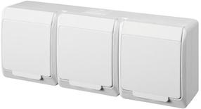 Pistikühendus Elektro-Plast Hermes 0326-02 White