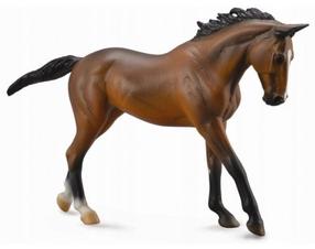 Žaislinė figūrėlė Collecta Thoroughbred Marebay 89578, ruda sp./juoda sp.
