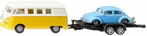 Žaislinių automobilių rinkinys Siku Super VW T1 & VW Beetle, 1:50, įvairių spalvų