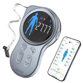 Priedas treniruotėms, išmanioji kūno matavimo juosta Renpho Smart Tape Measure+ PEU-R-Y002-BK, 150 cm, pilka sp.