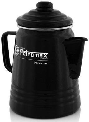Arbatinukas Petromax Perkomax, emaliuotas plienas, 14.5 cm, 1.3 l, juoda sp.