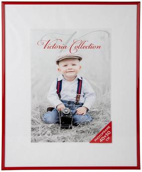 Foto rāmis Victoria Collection Future, 40 cm x 50 cm, sarkana krās.