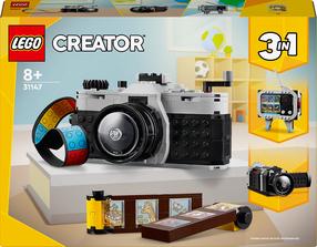 Конструктор LEGO® Creator 3in1 Ретро-фотоаппарат 31147, 261 шт.