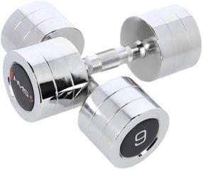 Svarmenų rinkinys HMS Chrome Dumbbells, 2 x 9 kg