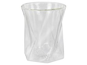 Viskio stiklinė Twist Double Glass, stiklas, 0.300 l