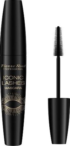 Ripsmetušš Pierre Rene Iconic Lashes, 15 ml, must v. black
