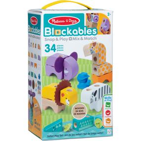 Набор игрушечных блоков Melissa & Doug Blockables Safari, 34 шт.