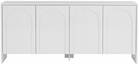 Консольный стол Nordure Arlen, белый цв., 45 см x 180 см x 80 см