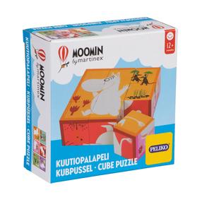 Medinės kaladėlės, dėlionė Moomin, įvairių spalvų