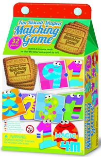 Kortų žaidimas 4M Fun Biscuit Shaped Matching Game Magic 10 04645, EN