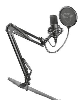 Настольный микрофон Trust GXT 252+ Emita Streaming, черный цв.