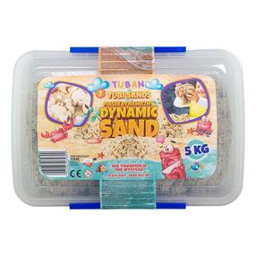 Prekė su pažeista pakuote. Modeliavimo smėlis Tuban Dynamic Sand TU3989, ruda sp., 5000 g