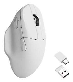 Juhtmevaba mänguhiir Keychron M7 Wireless M7-A24, 2.4 ghz / bluetooth / usb, valge v.