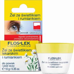 Silmaümbrusgeel Floslek Eyebright and chamomile eyelid, 10 g
