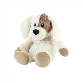 Pliušinis žaislas Warmies - Puppy, ruda sp./balta sp., 17 cm
