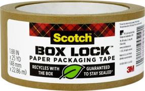 Pakavimo juosta Scotch Box Lock, vienpusė, 22.8 m x 48 mm
