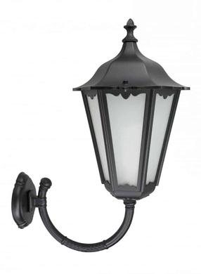 Sieninis lauko šviestuvas Su-Ma Retro Maxi, 100W, E27, IP43, juoda sp., 30 cm x 64 cm