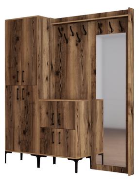 Esiku mööblikomplekt Kalune Design Berlin ABC, sise, pähklipuu v.