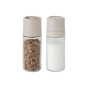 Druskos ir pipirų malūnėlis BergHOFF Balance, 0.16 l, smėlio sp., 2 vnt.
