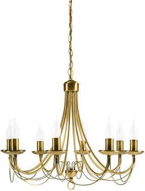 Светильник навесной Candellux Muza 38-69187, E14, 8 x 8 Вт, бронза цв. / бронзовый цв.