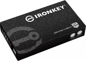 USB-накопитель Kingston IronKey D500S, черный цв., 32 GB