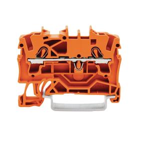 Соединение Wago 2-pole Terminal Block 2.5 MM2, 2.5 mm², oранжевый цв.