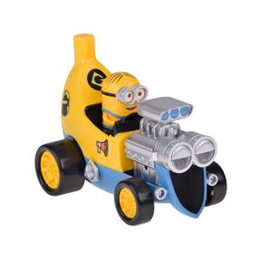 Rotaļlieta automašīna Minions Hot Rod, zila krās./dzeltena krās.