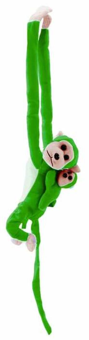 Pliušinis žaislas beždžionė Lean Toys, žalia sp., 90 cm