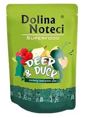 Märg koeratoit Dolina Noteci Superfood Deer and Duck, pardiliha/liha/hirveliha, 0.3 kg