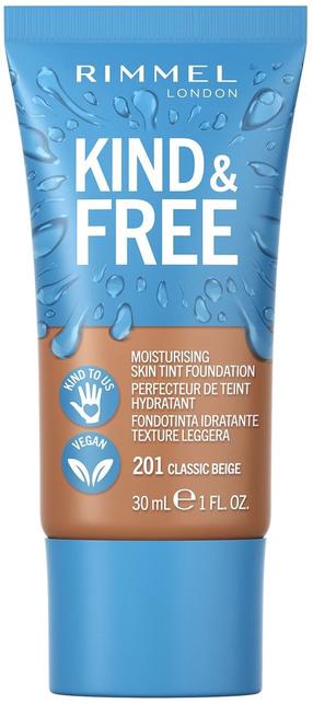 Жидкая основа для макияжа Rimmel London Kind & Free, 201 classic beige, 30 мл