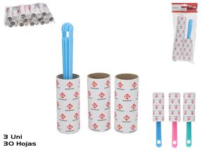 Ritinėlis drabužiams valyti Gerimport, plastikas, 20 cm, 3 vnt.