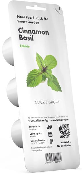 Išmanios daigyklos sėklos Click & Grow, bazilikai, 3 vnt.