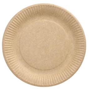 Vienkartinės lėkštės Pap Star Pure, Ø 23 cm, 20 vnt.