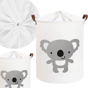 Veļas grozs Sipo Koala, 43 l, balta krās., 35 cm x 35 cm x 45 cm